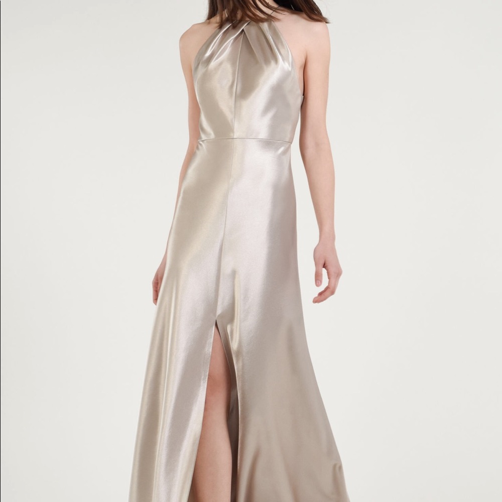 Jenny yoo Cameron dress - latte